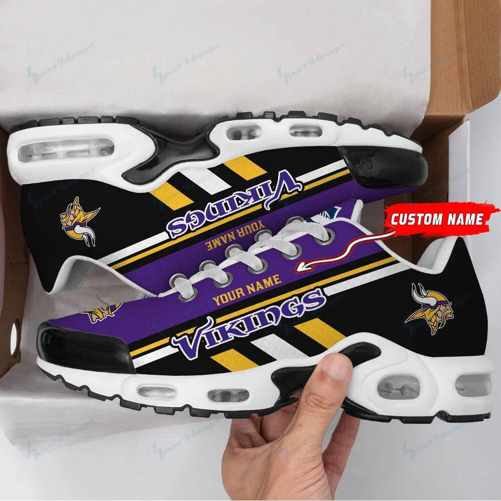 Minnesota Vikings Personalized Plus T-N Youth Sneakers BG68