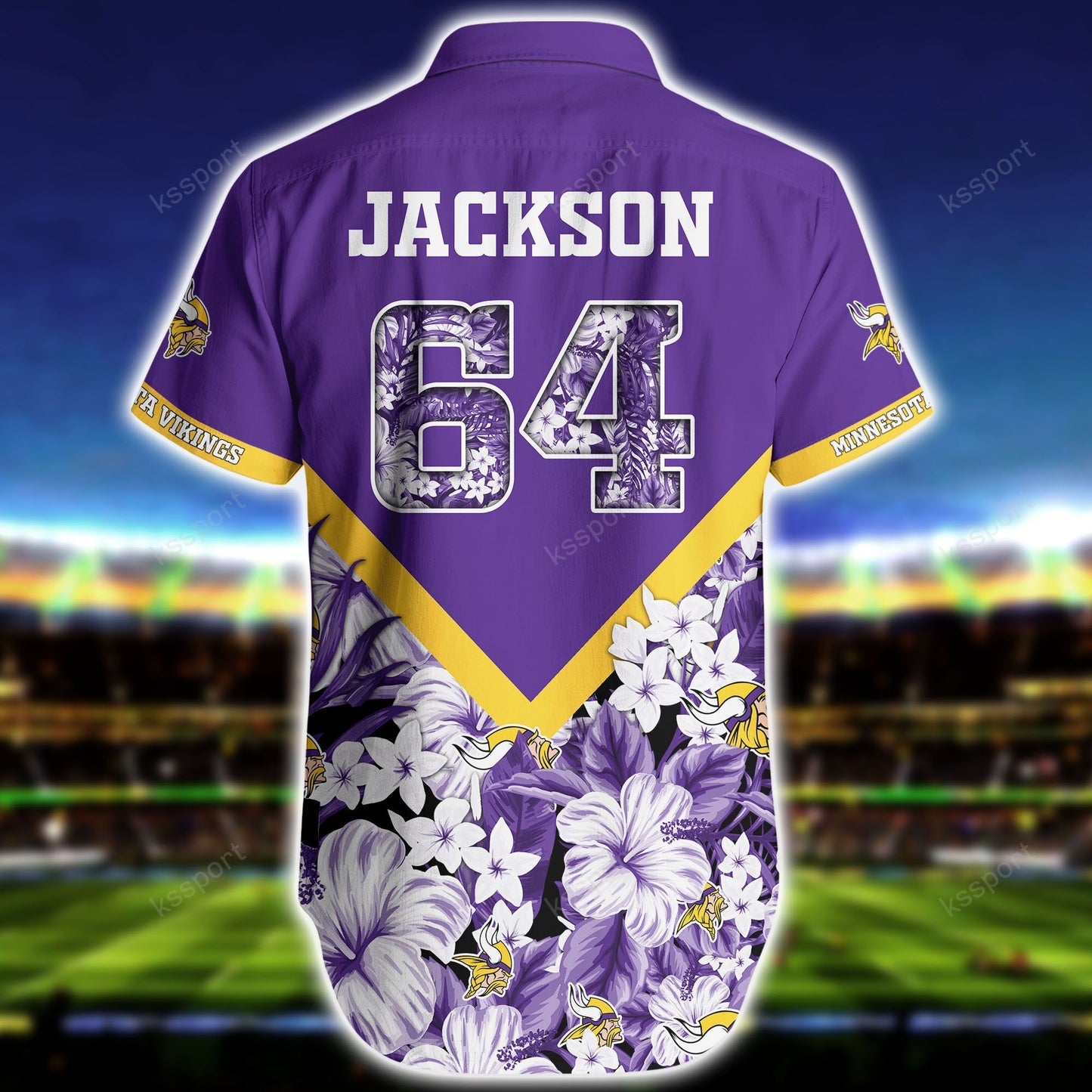 Minnesota Vikings Personalized Shirt and Shorts BG289