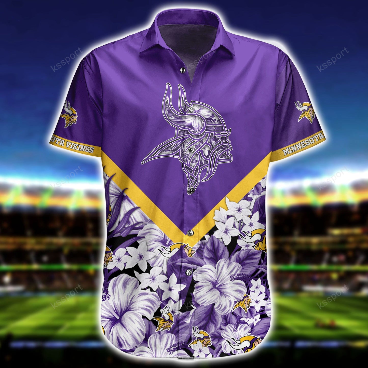 Minnesota Vikings Personalized Shirt and Shorts BG289