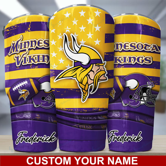 Minnesota Vikings Personalized Tumbler BG49