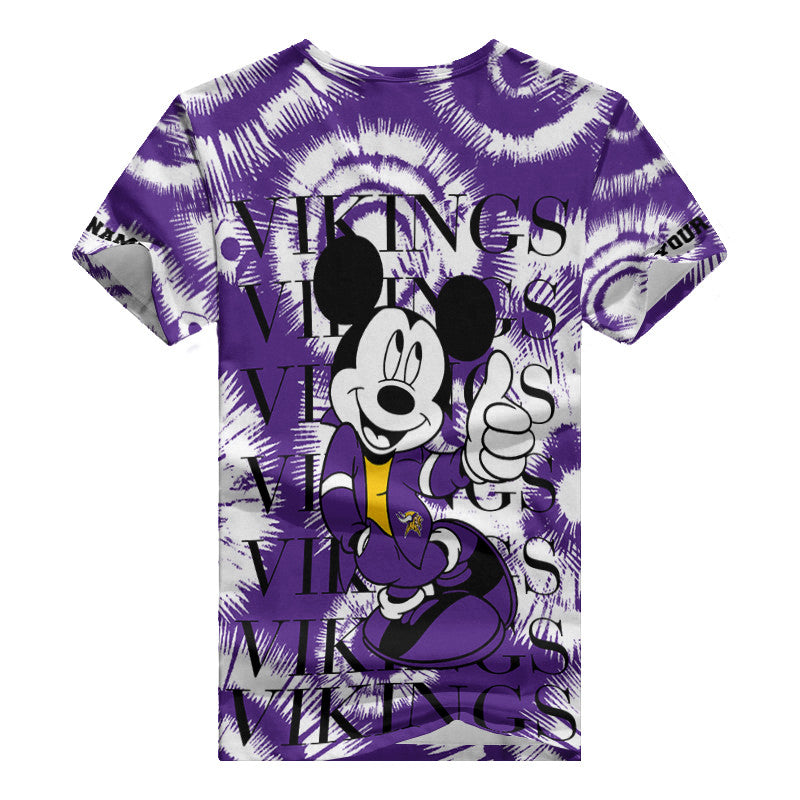 Minnesota Vikings Personalized V-neck Women T-shirt BG436