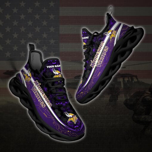 Minnesota Vikings Personalized Yezy Running Sneakers 72