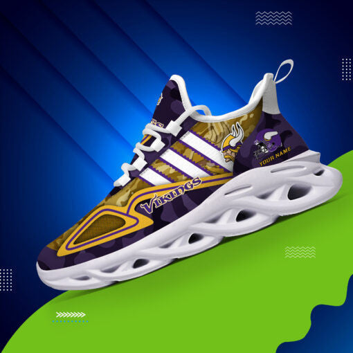 Minnesota Vikings Personalized Yezy Running Sneakers BB249