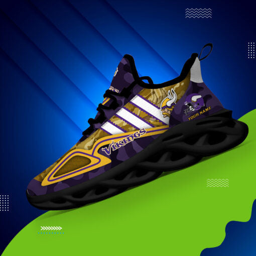 Minnesota Vikings Personalized Yezy Running Sneakers BB249