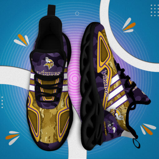 Minnesota Vikings Personalized Yezy Running Sneakers BB249