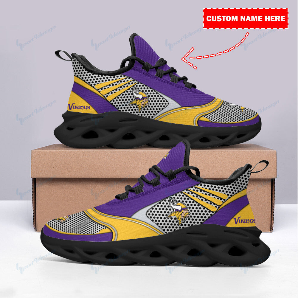 Minnesota Vikings Personalized Yezy Running Sneakers BB947