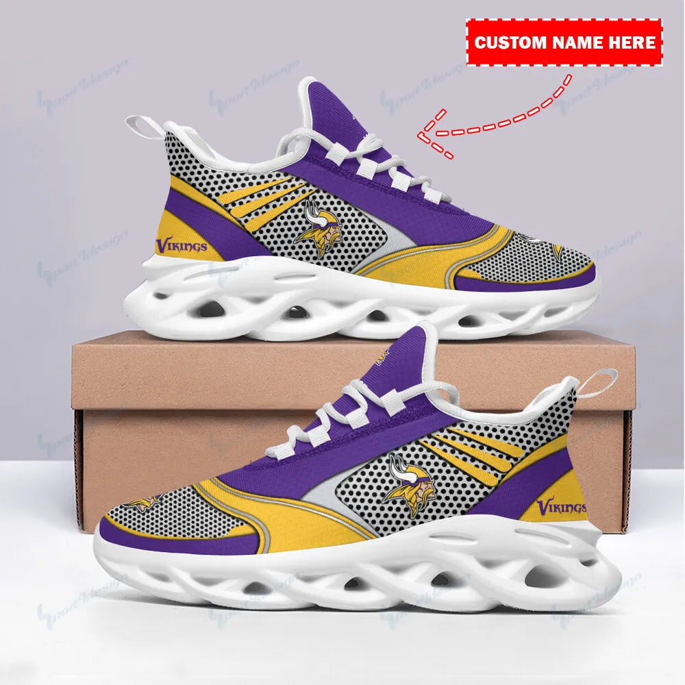 Minnesota Vikings Personalized Yezy Running Sneakers BB947