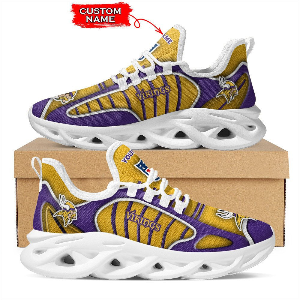 Minnesota Vikings Personalized Yezy Running Sneakers BG144