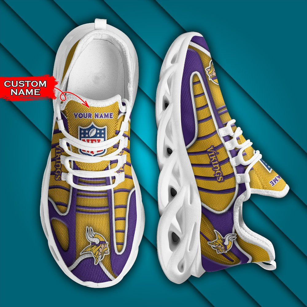 Minnesota Vikings Personalized Yezy Running Sneakers BG144