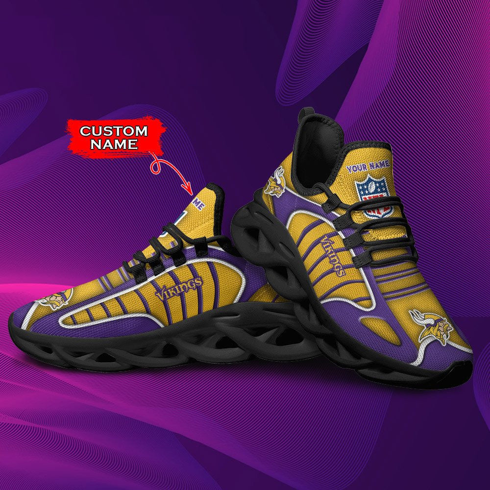 Minnesota Vikings Personalized Yezy Running Sneakers BG144