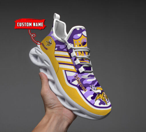 Minnesota Vikings Personalized Yezy Running Sneakers BG222