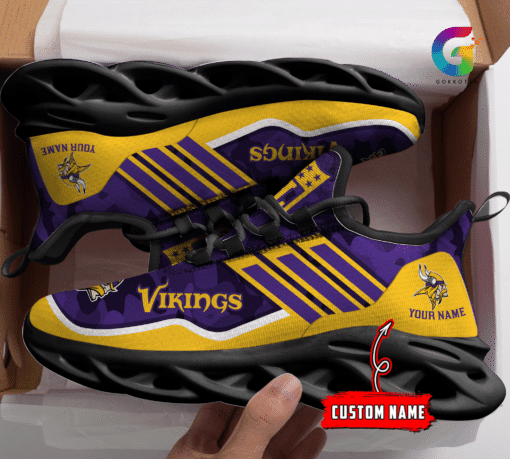 Minnesota Vikings Personalized Yezy Running Sneakers BG313