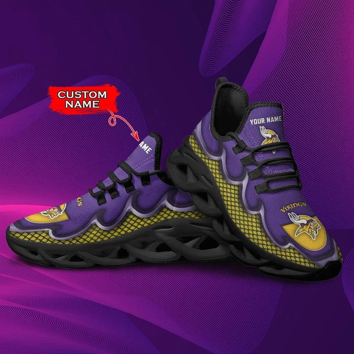 Minnesota Vikings Personalized Yezy Running Sneakers BG424