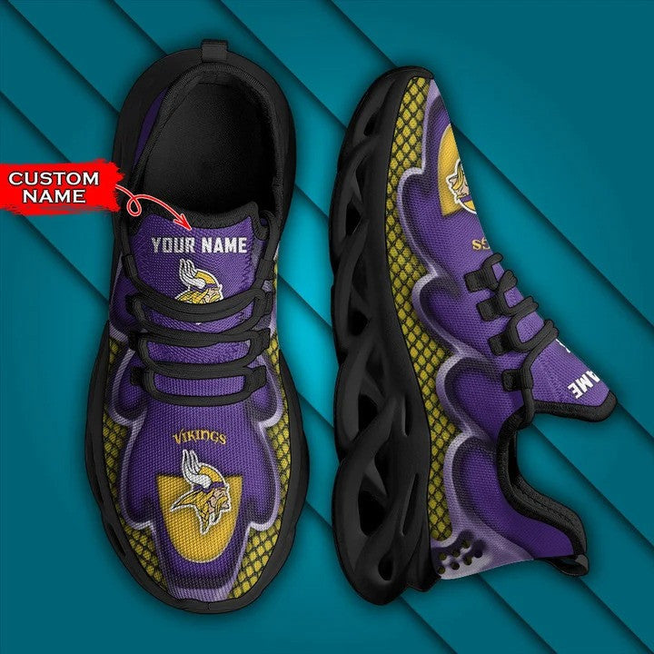 Minnesota Vikings Personalized Yezy Running Sneakers BG424