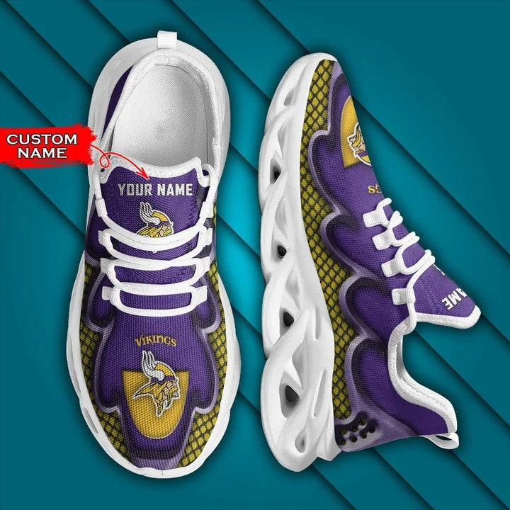 Minnesota Vikings Personalized Yezy Running Sneakers BG424