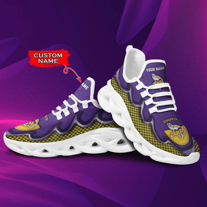 Minnesota Vikings Personalized Yezy Running Sneakers BG424