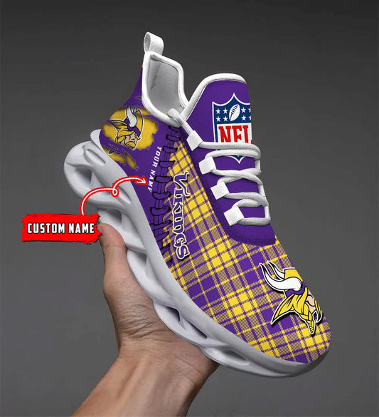Minnesota Vikings Personalized Yezy Running Sneakers SPD295