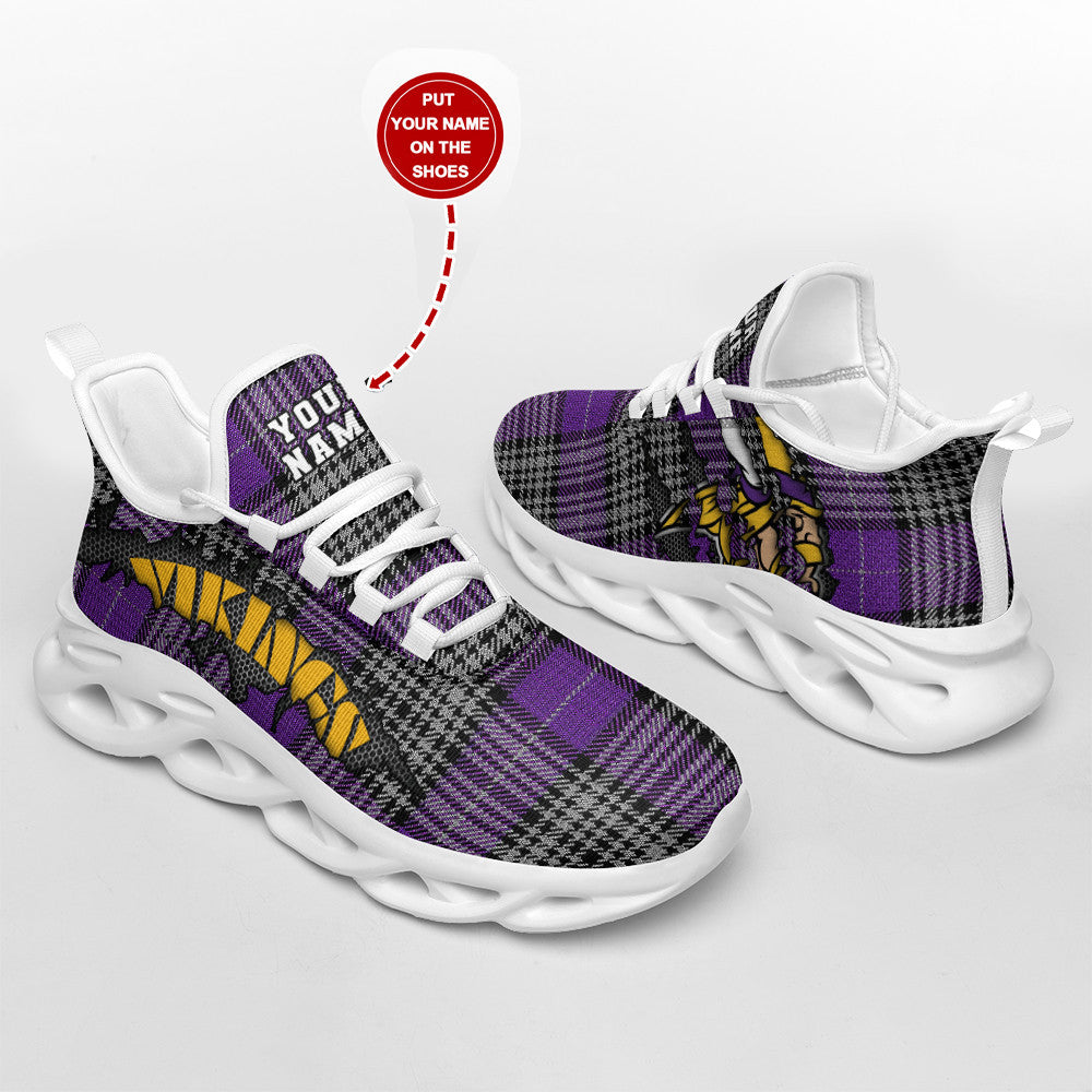 Minnesota Vikings Personalized Yezy Running Sneakers SPD317