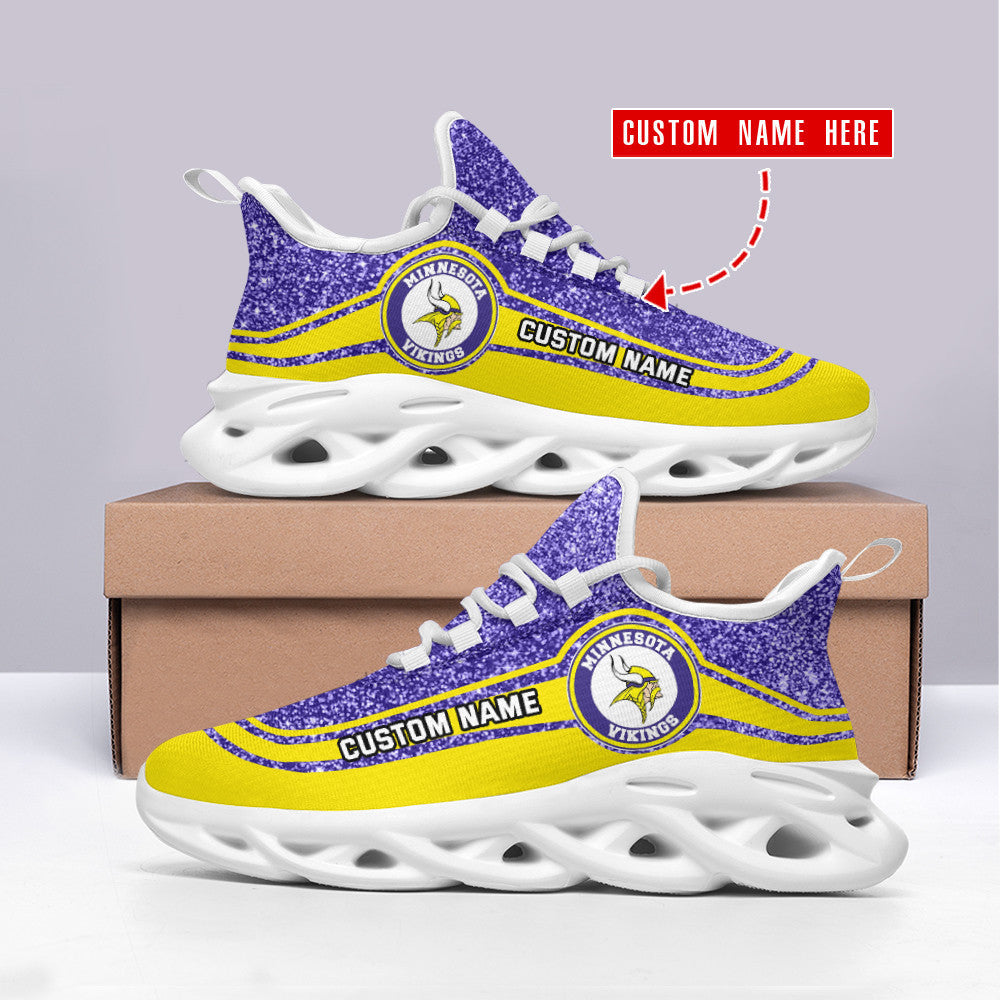 Minnesota Vikings Personalized Yezy Running Sneakers SPD365