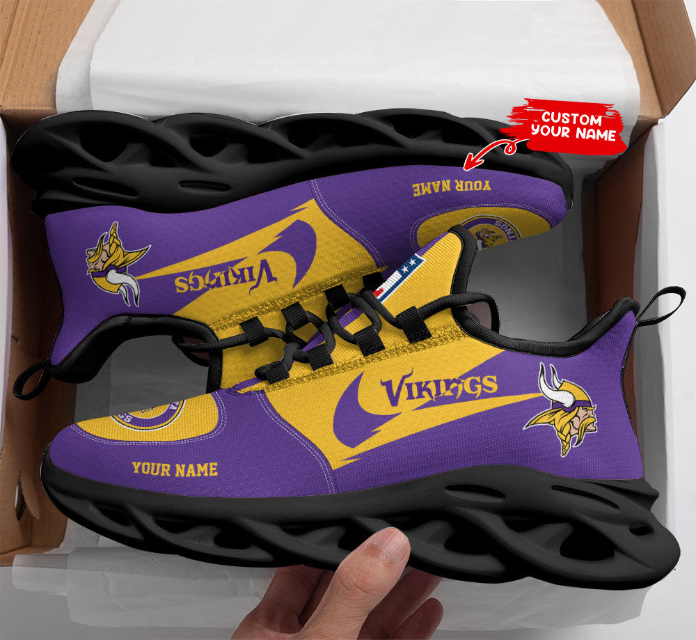 Minnesota Vikings Personalized Yezy Running Sneakers SPD412