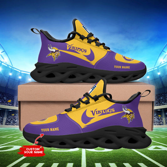 Minnesota Vikings Personalized Yezy Running Sneakers SPD412