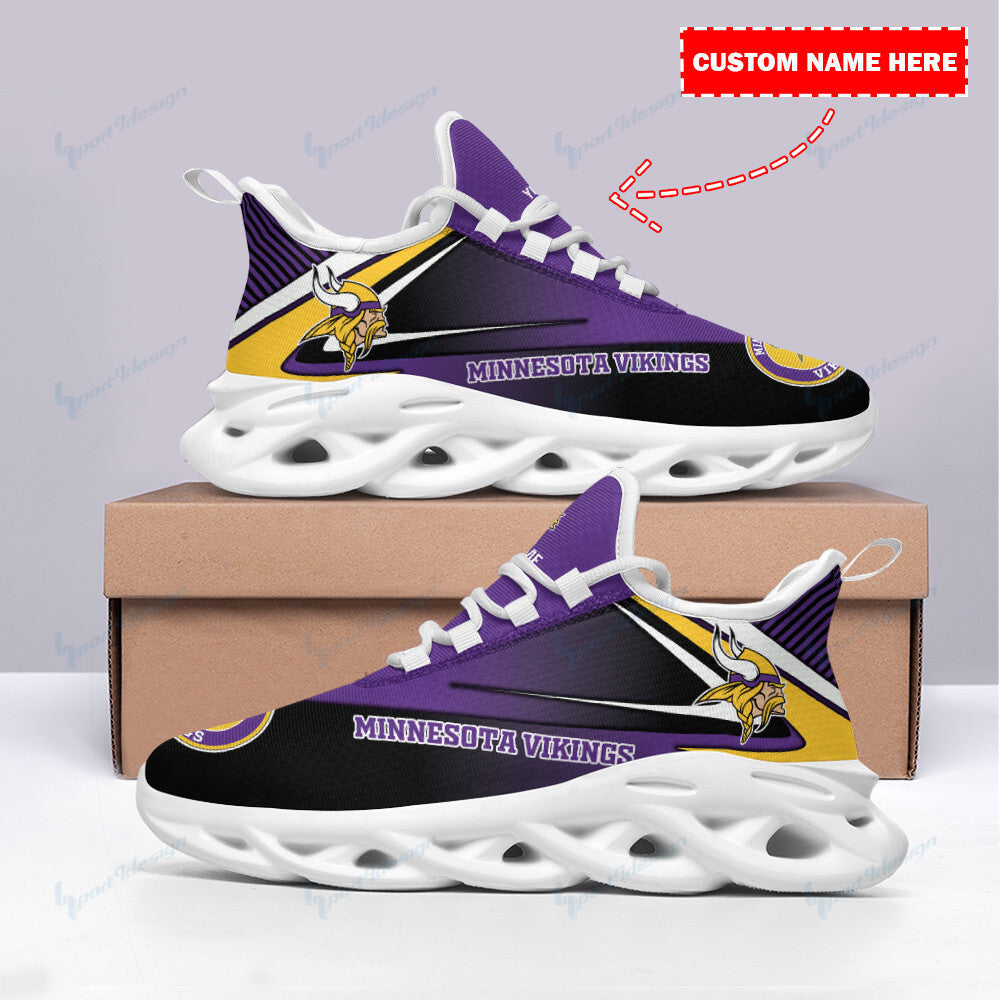 Minnesota Vikings Personalized Yezy Running Sneakers SPD42