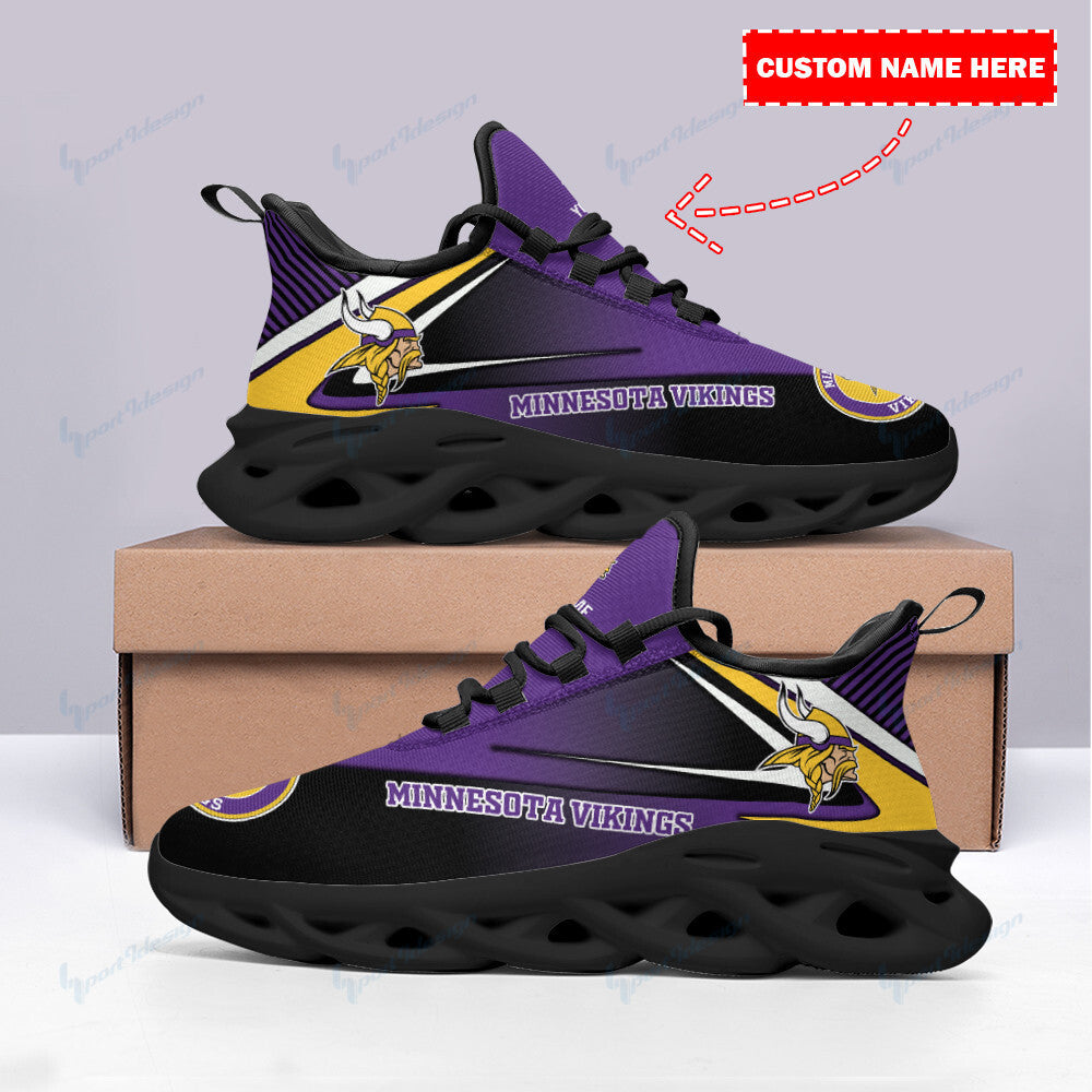 Minnesota Vikings Personalized Yezy Running Sneakers SPD42