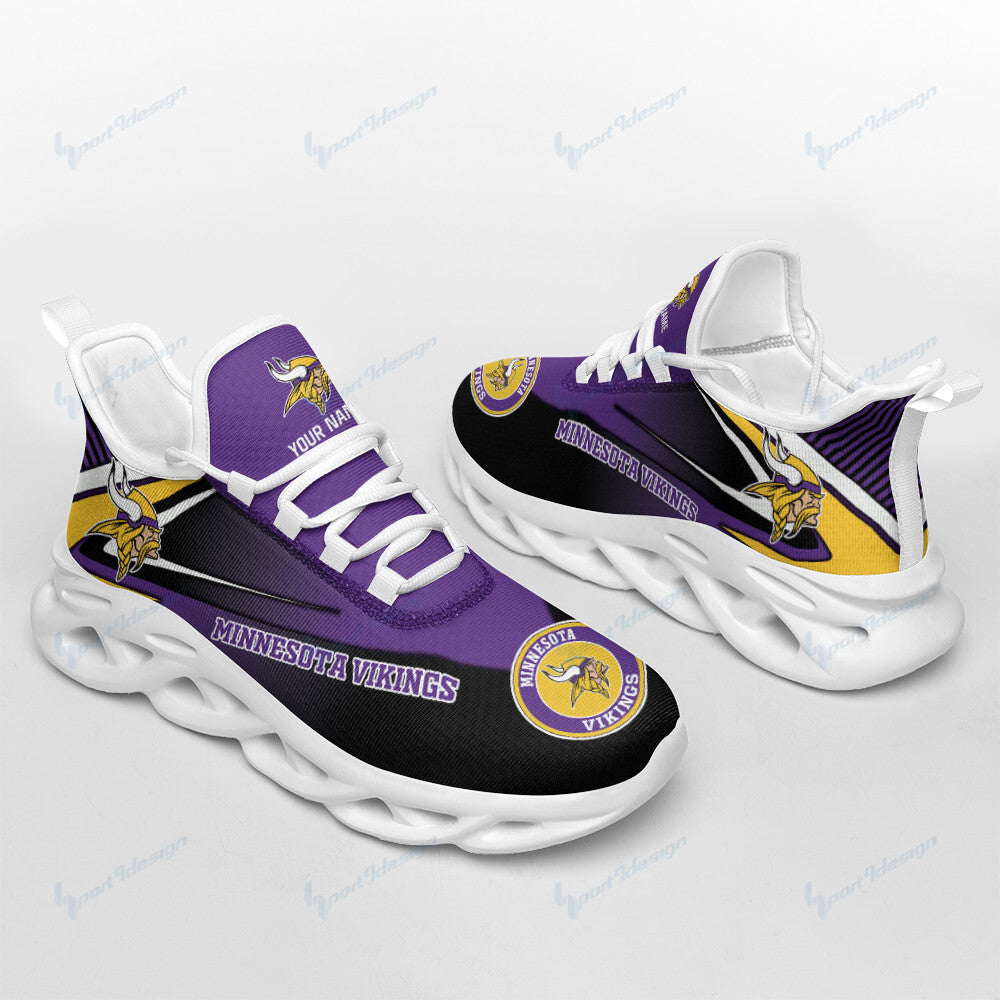 Minnesota Vikings Personalized Yezy Running Sneakers SPD42