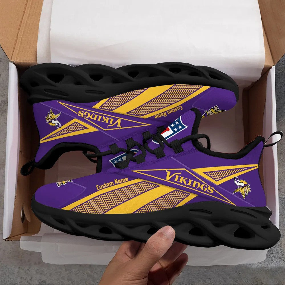 Minnesota Vikings Personalized Yezy Running Sneakers SPD533