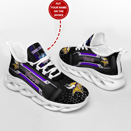 Minnesota Vikings Personalized Yezy Running Sneakers SPD580