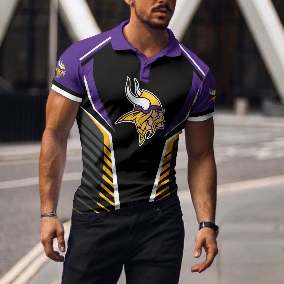 Minnesota Vikings Polo T-shirt 059