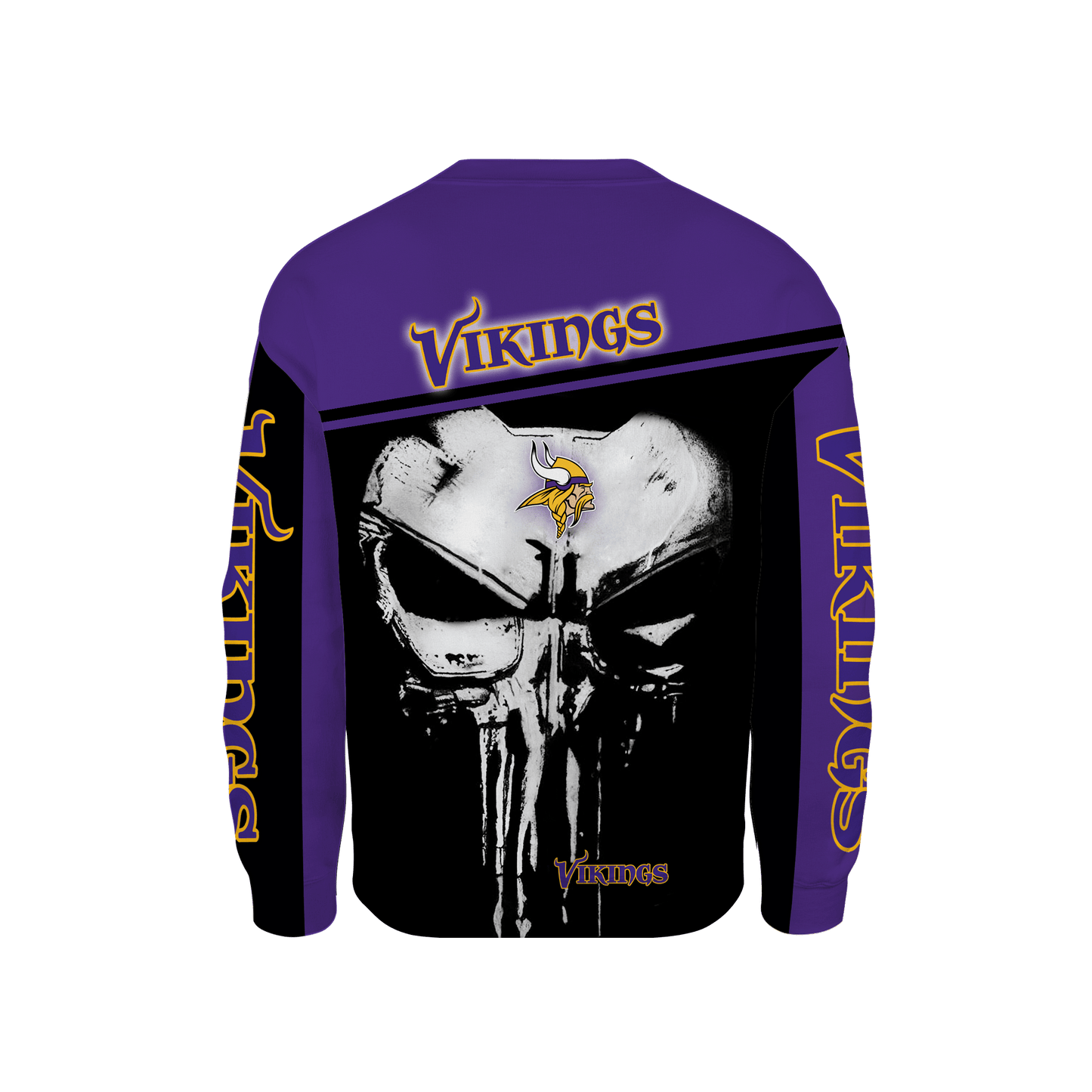Minnesota Vikings Punisher Skull New Full All Over Print V1448