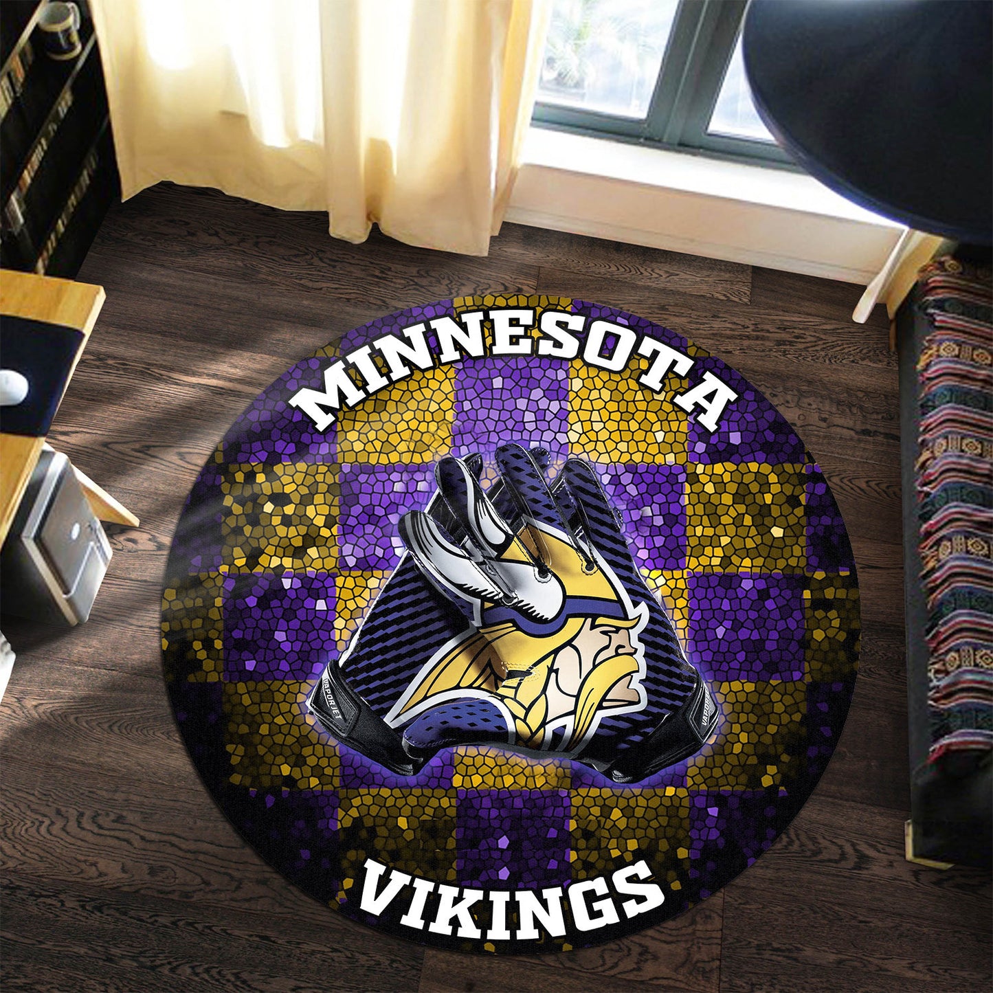 Minnesota Vikings Round Rug 165