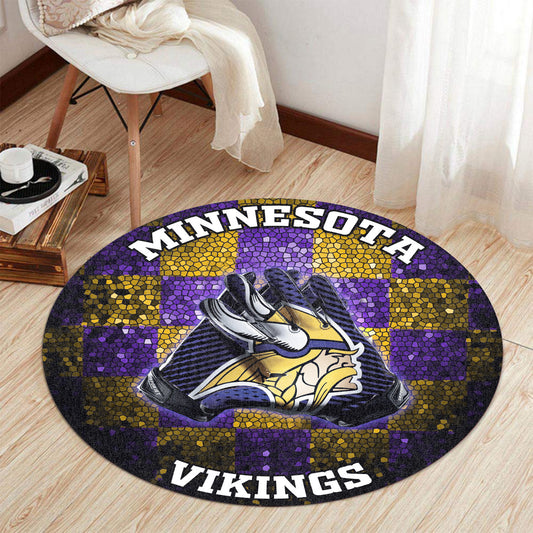 Minnesota Vikings Round Rug 165