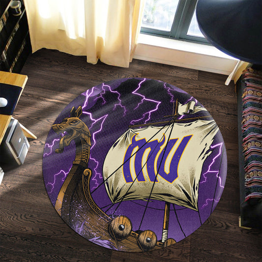 Minnesota Vikings Round Rug 214