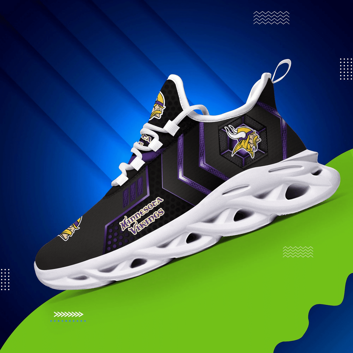 Minnesota Vikings Running Sneakers 187