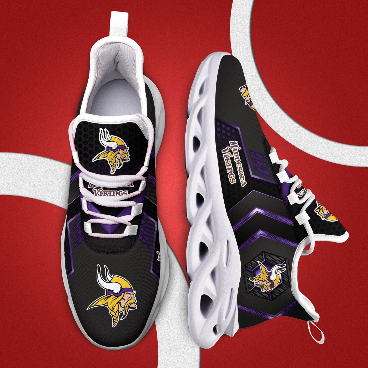 Minnesota Vikings Running Sneakers 187