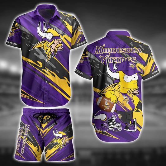 Minnesota Vikings Shirt and Shorts BG209