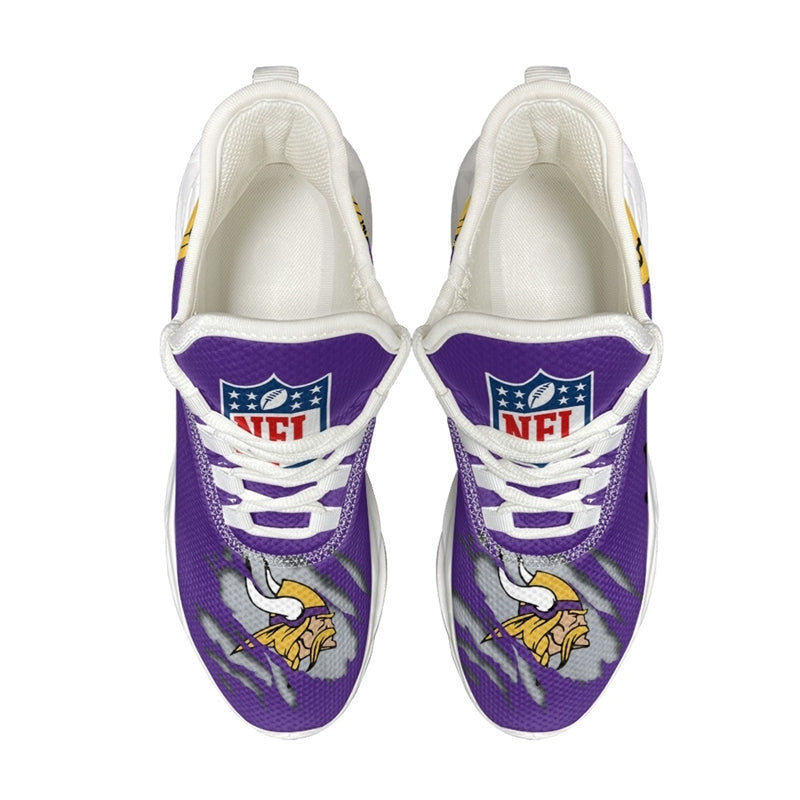 Minnesota Vikings Sneakers 3D Max Soul Shoes
