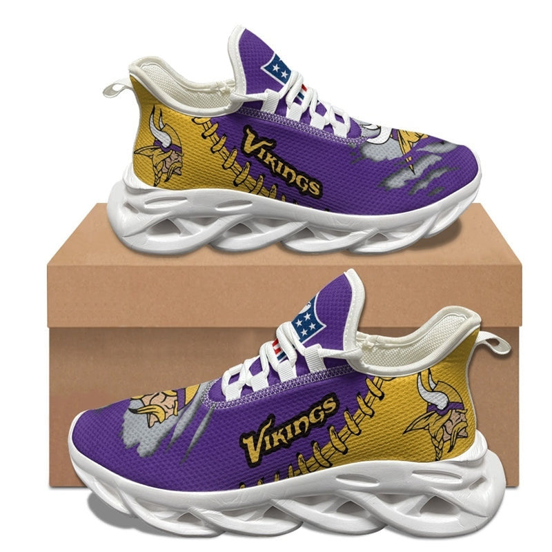 Minnesota Vikings Sneakers 3D Max Soul Shoes