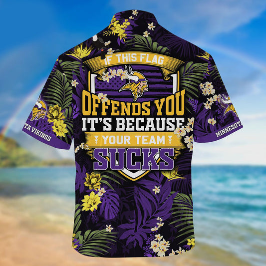 Minnesota Vikings Summer Hawaiian Shirt 1
