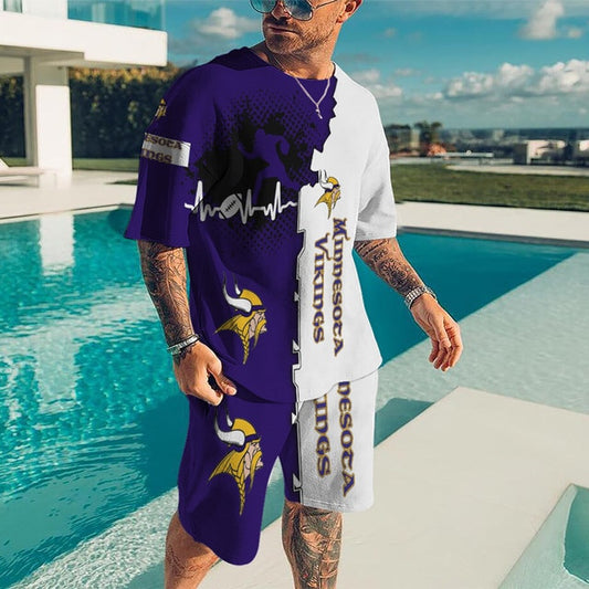 Minnesota Vikings T-shirt and Shorts BG267
