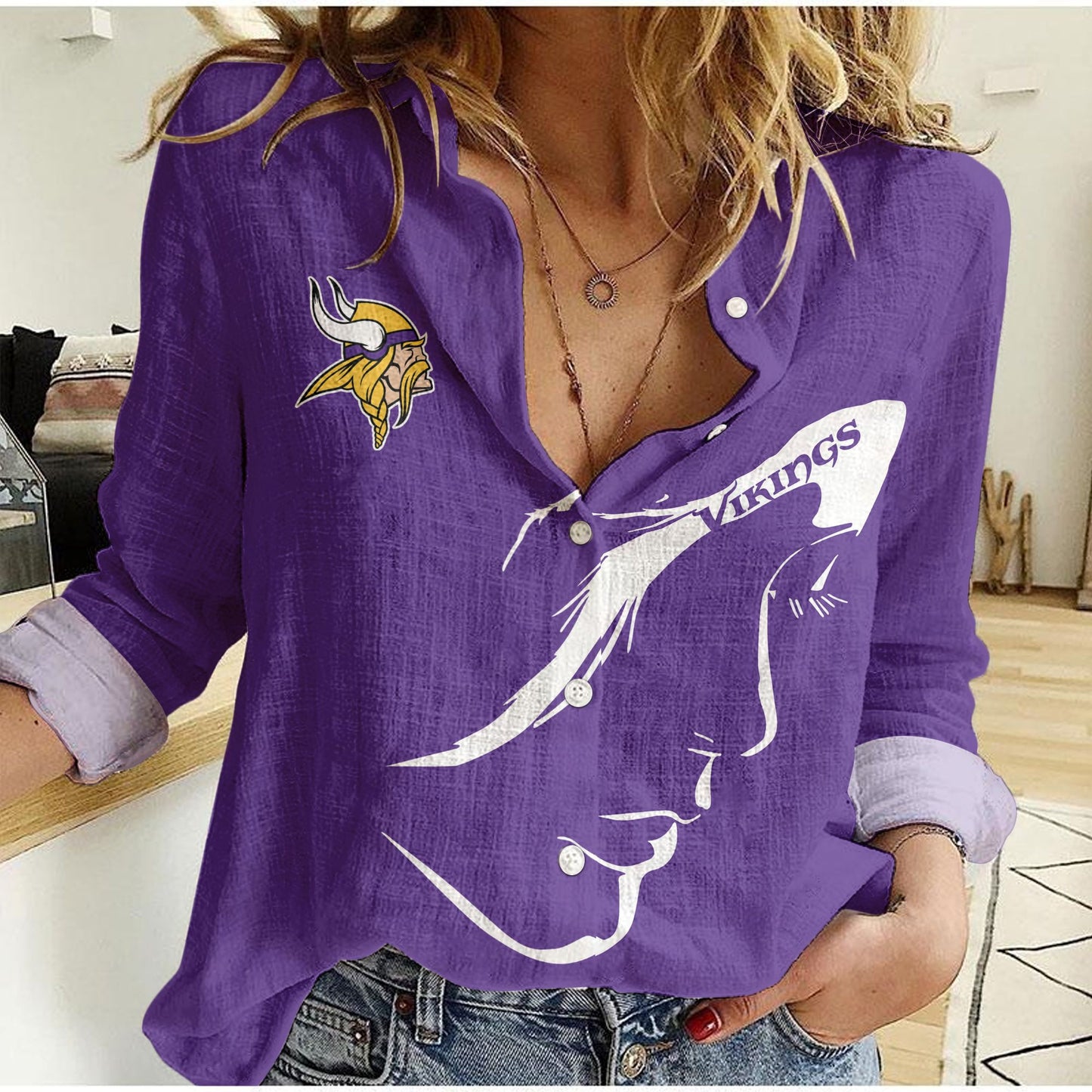 Minnesota Vikings Woman Shirt BG129