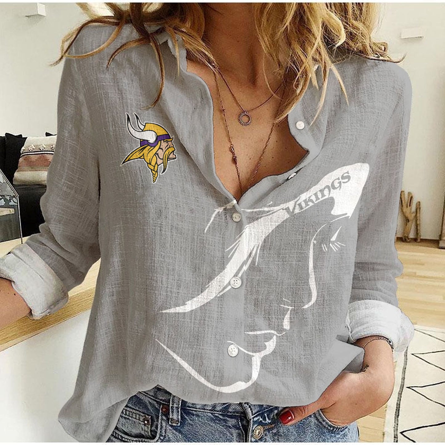 Minnesota Vikings Woman Shirt BG129
