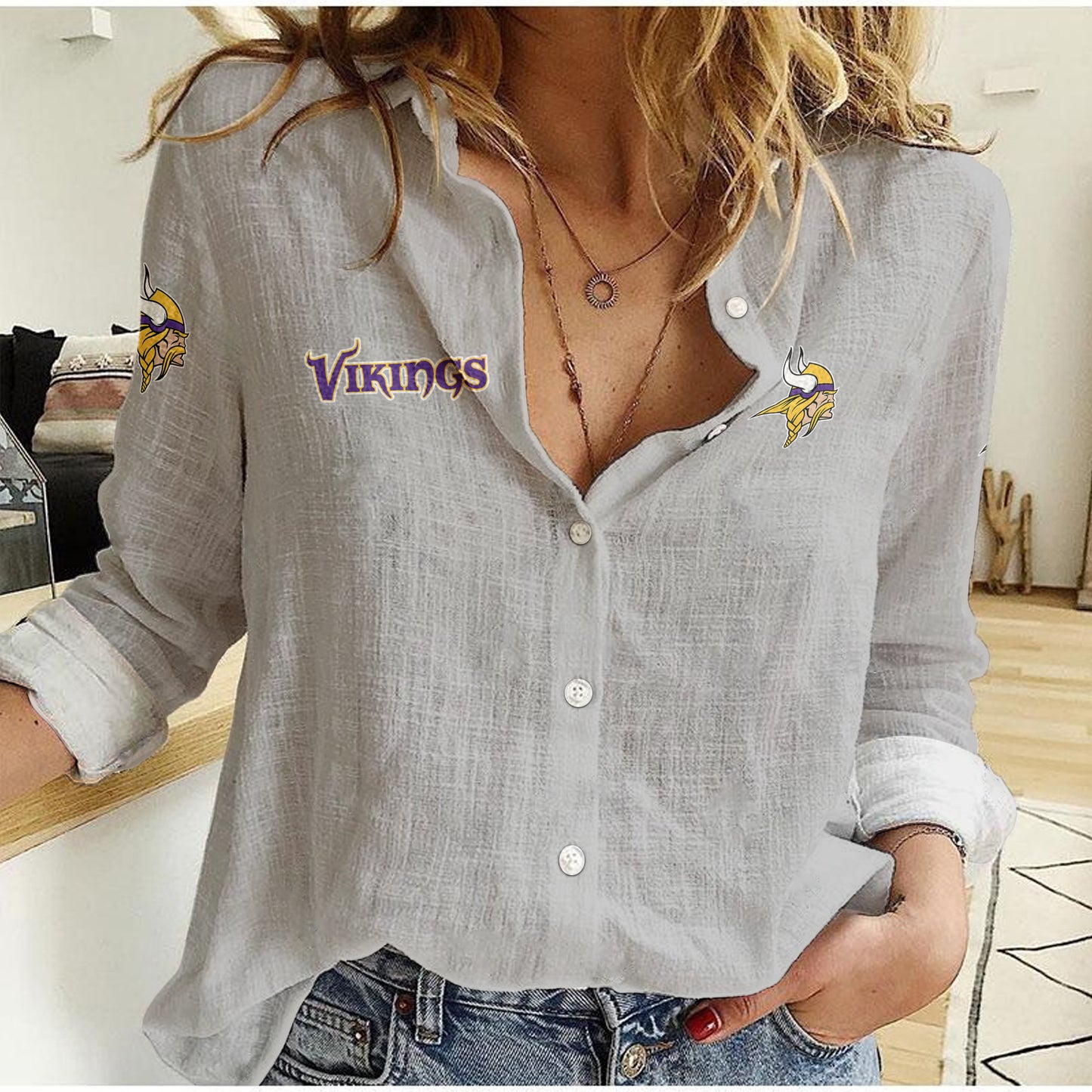 Minnesota Vikings Woman Shirt BG18