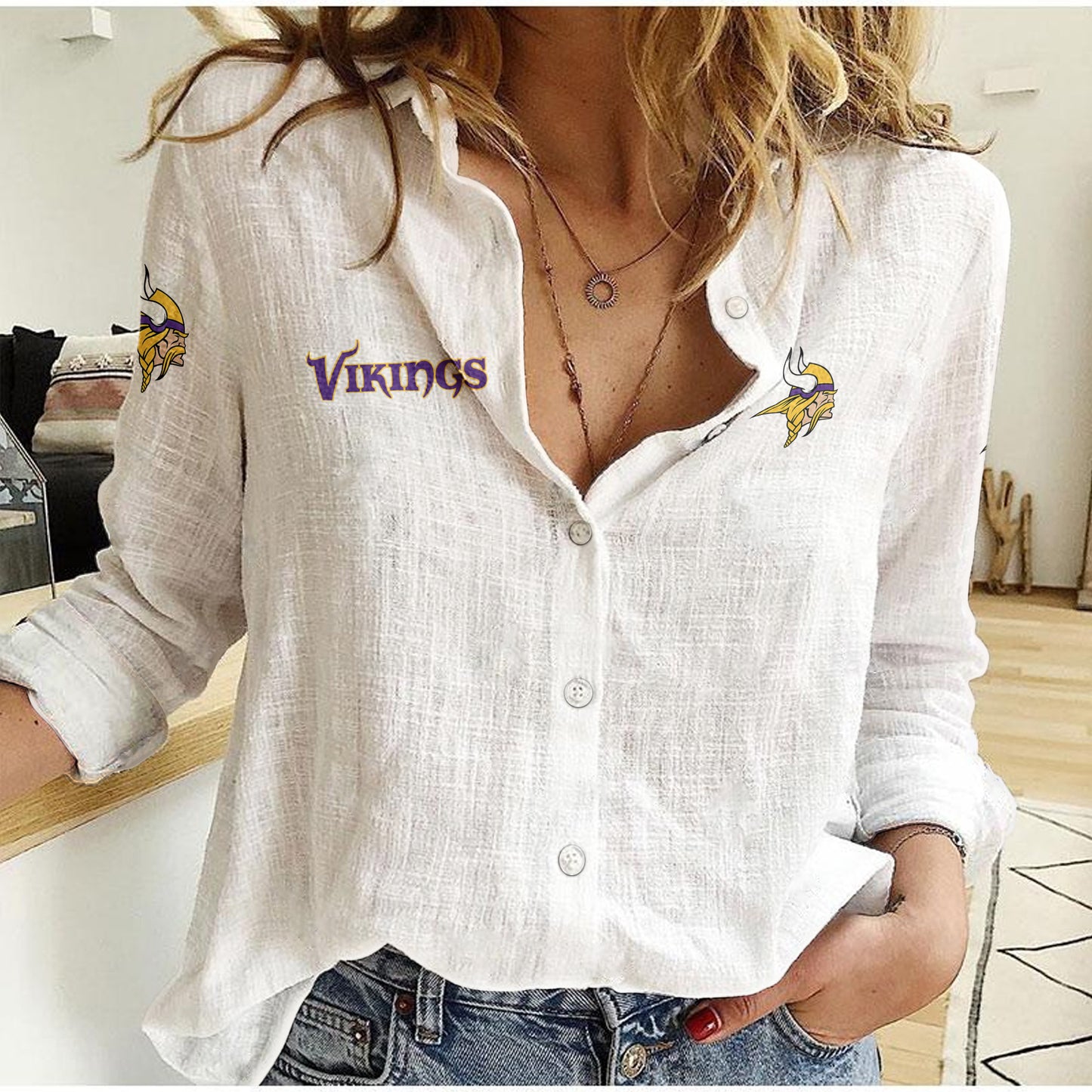 Minnesota Vikings Woman Shirt BG18