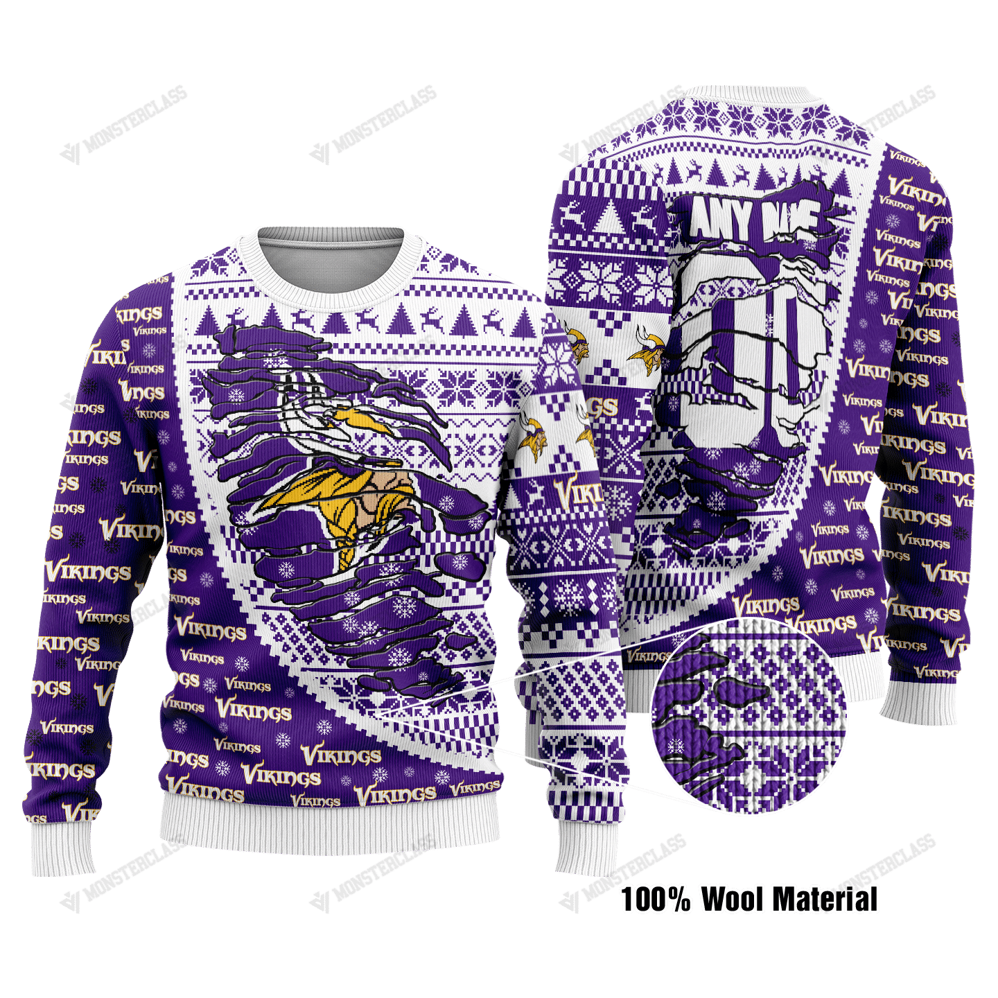 Minnesota Vikings Woolen Sweater 153