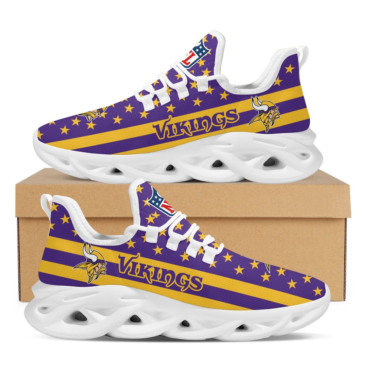 Minnesota Vikings Yezy Running Sneakers 56