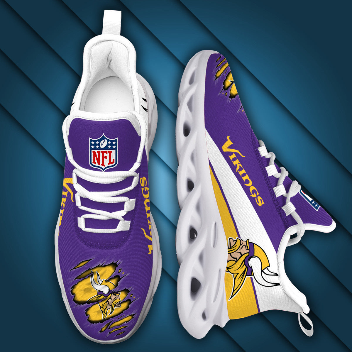 Minnesota Vikings Yezy Running Sneakers 959