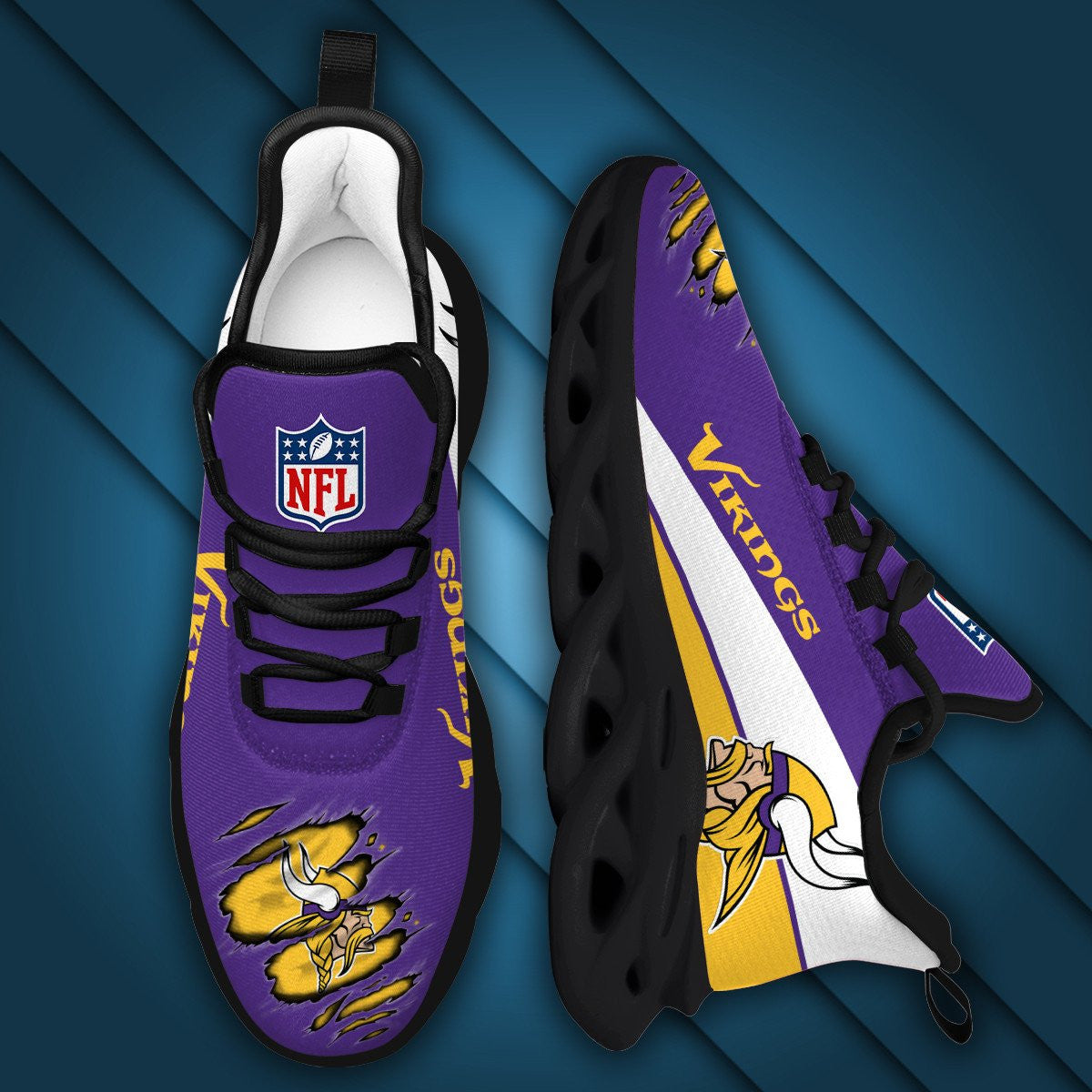 Minnesota Vikings Yezy Running Sneakers 959